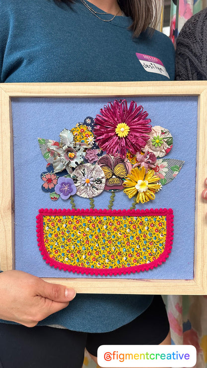 June 21, 2025 / 6:30pm-8:30pm - Framed Floral Art Workshop