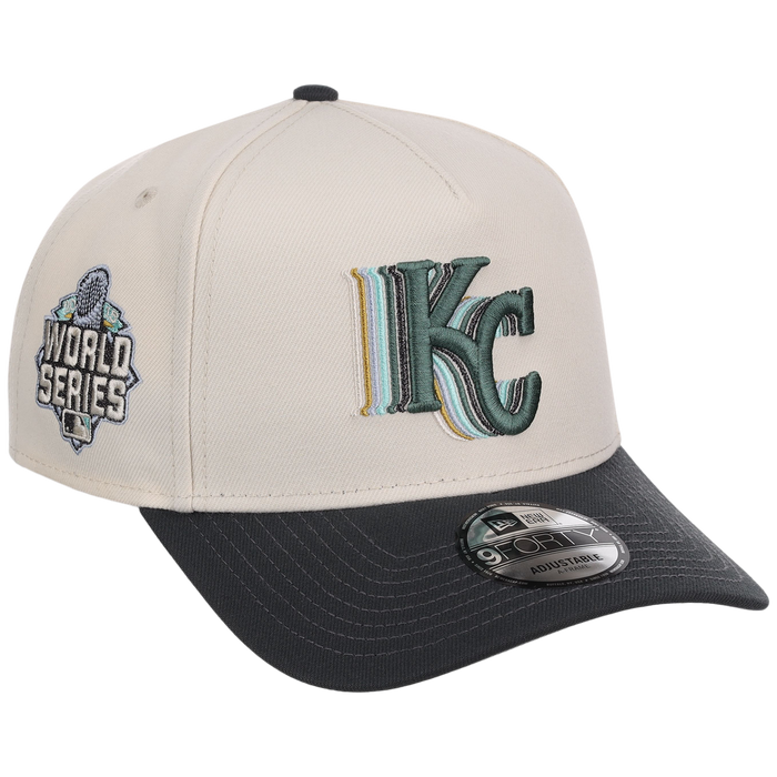 Kansas City Royals MLB Cream Clouds New Era 9FORTY