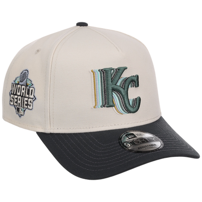 Kansas City Royals MLB Cream Clouds New Era 9FORTY