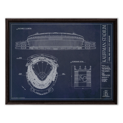 Framed Canvas - Small - Walnut
