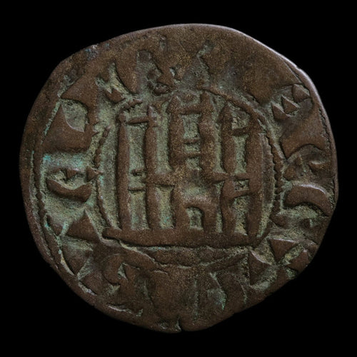Kingdom of Castile and Leon, King Ferdinand IV, Billon 1 Denier - 1295 to 1312 CE - Spanish States