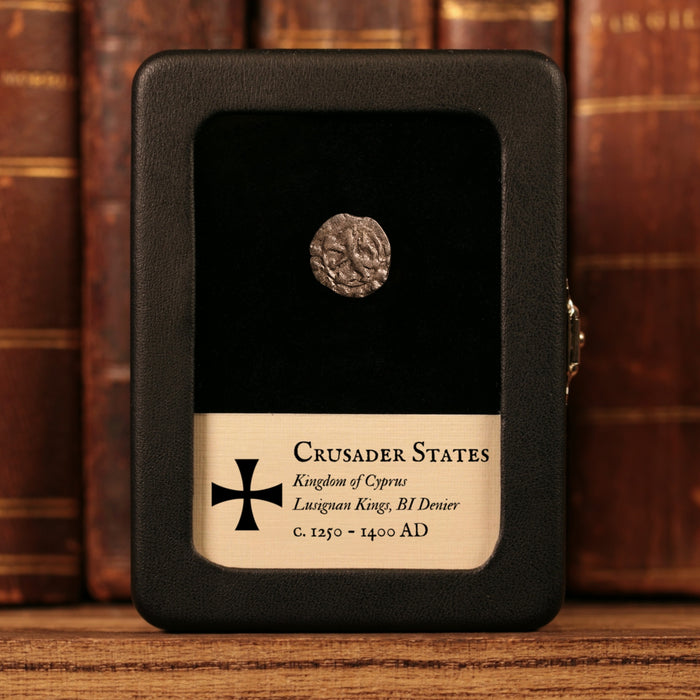 Kingdom of Cyprus, Lusignan Kings, BI Denier - c. 1250 to 1400 CE - Crusader States
