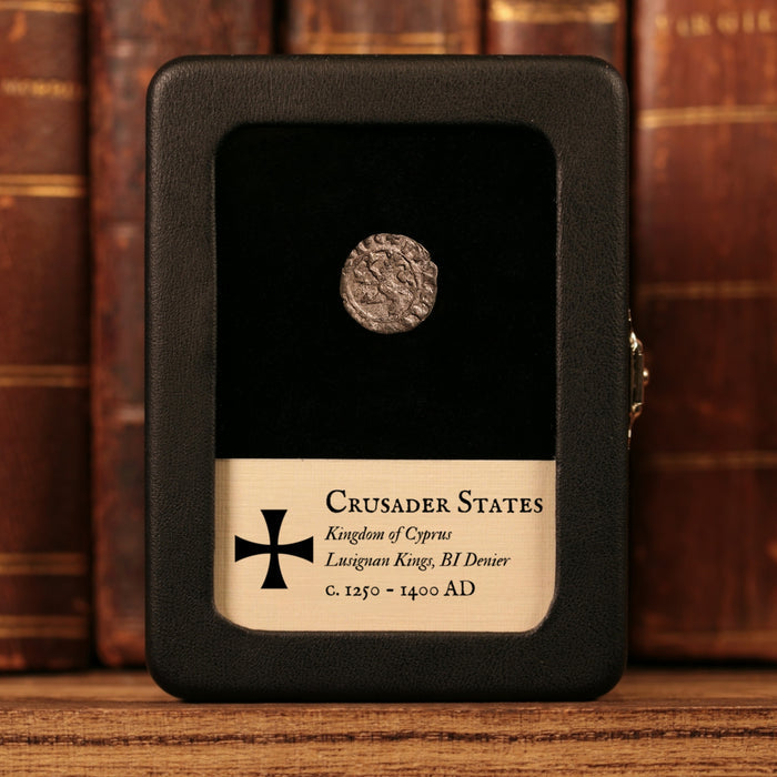 Kingdom of Cyprus, Lusignan Kings, BI Denier - c. 1250 to 1400 CE - Crusader States