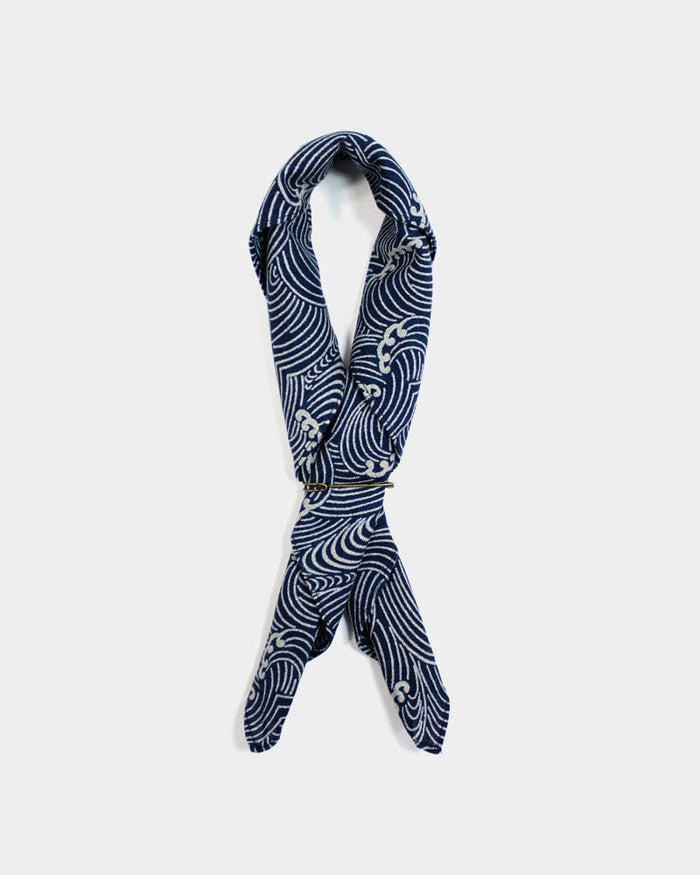 Kiriko Original Bandana, Classic, Indigo Nami