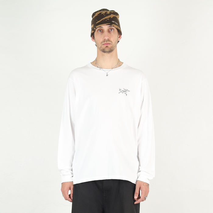 Kragg Cotton LS - White Light/Black