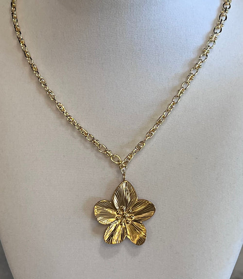 Large Flower Necklace