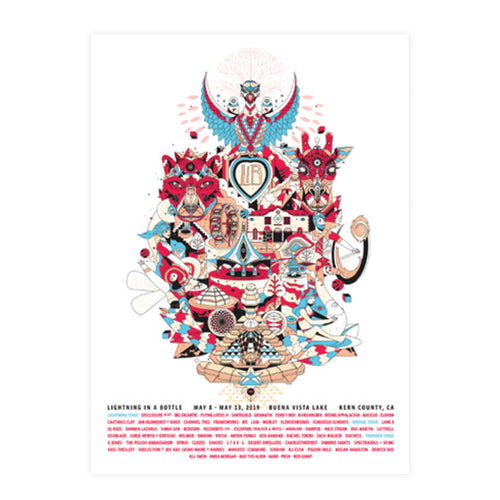LIB 18 Screen printed poster