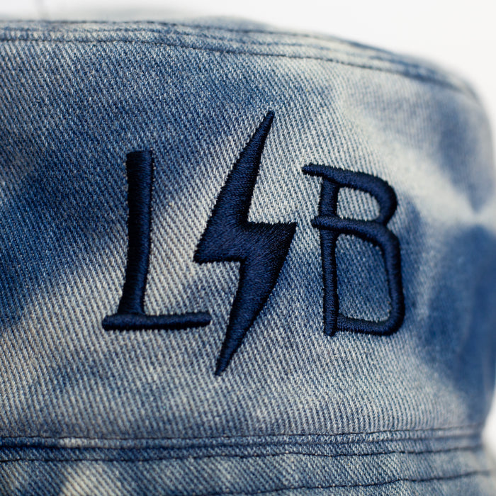 LIB 2025 Lightning Charms Denim Bucket Hat