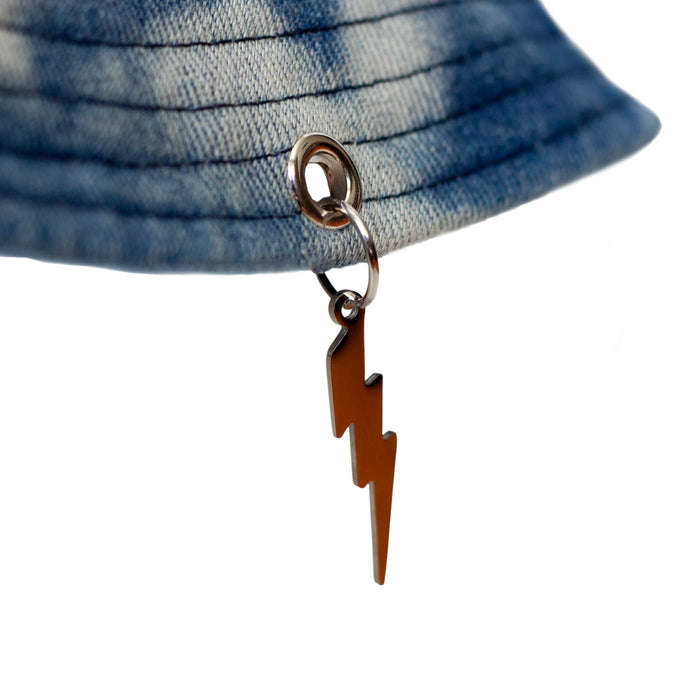 LIB 2025 Lightning Charms Denim Bucket Hat