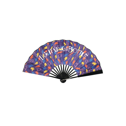 Lightning Bolt Hand Fan
