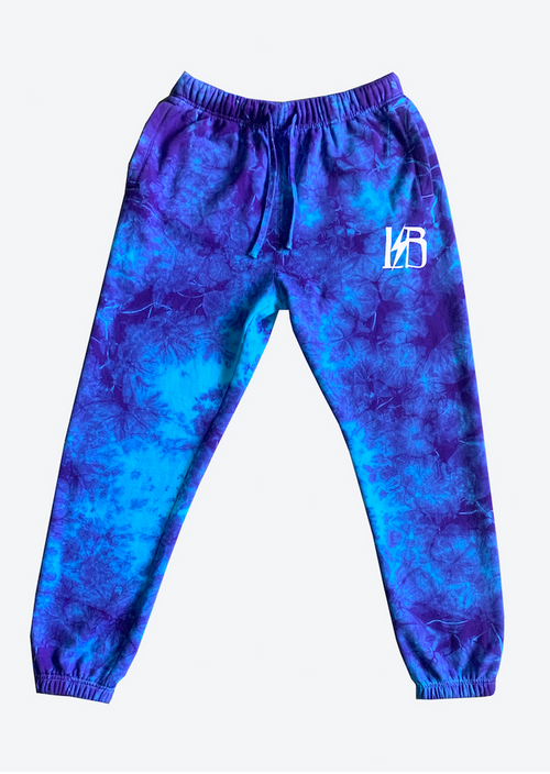 Lightning in a Bottle 2022 Blue Tie Dye Joggers