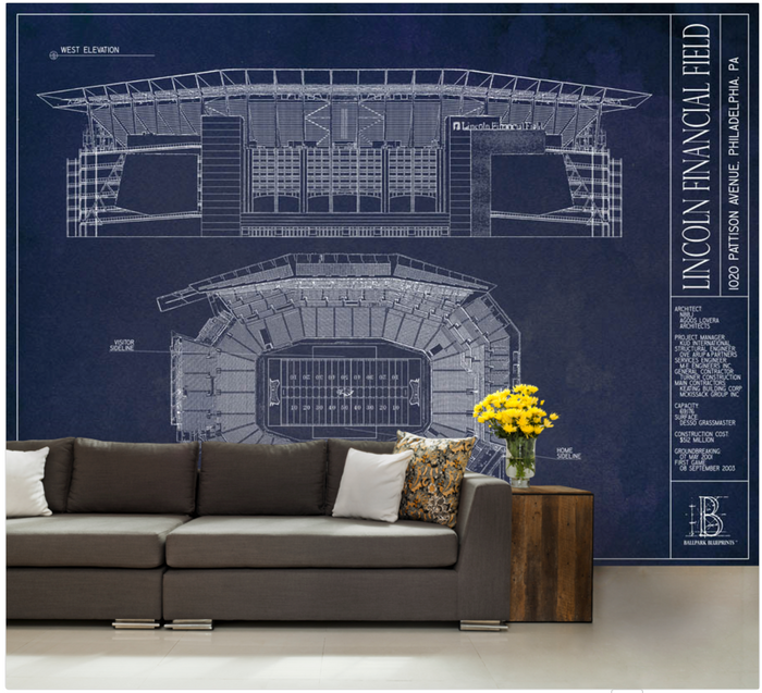 Lincoln Financial Field Wall Mural