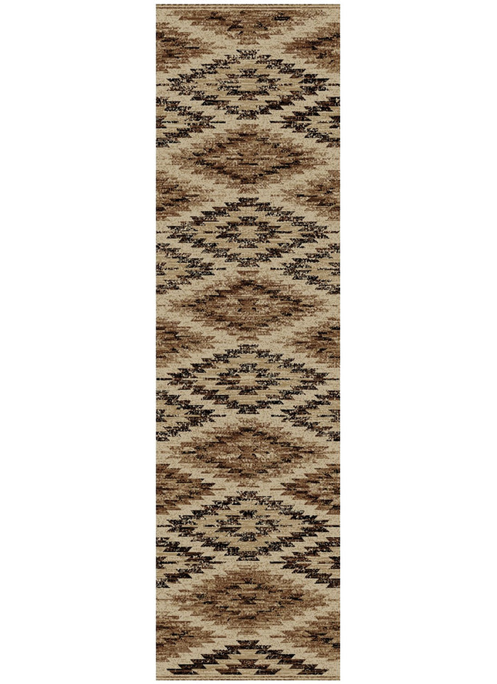 Lodge King Las Cruces Brown Area Rug