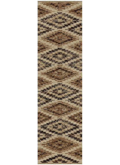 Lodge King Las Cruces Brown Area Rug