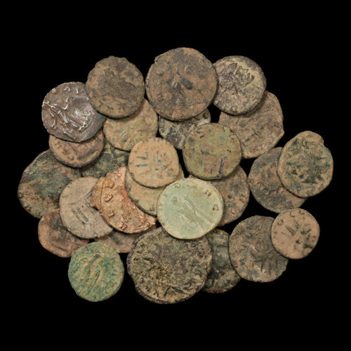 Lot of 25: Roman Empire, Antoniniani, Low Grade - c. 268 to 300 CE - Roman Empire