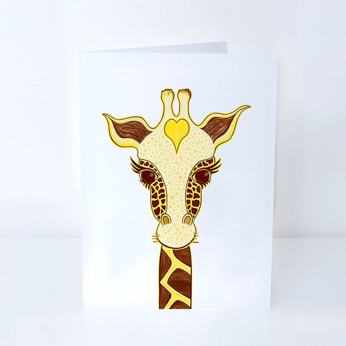 Love Giraffe Greeting Card | Little Hippie