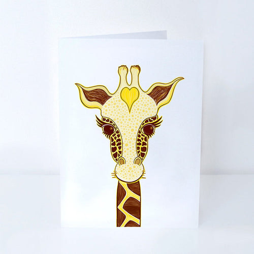Love Giraffe Greeting Card | Little Hippie