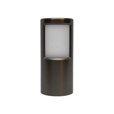 Lumien Accessory, Brass Micro Path Light Bollard Cap Cover, (2) 90 Openings