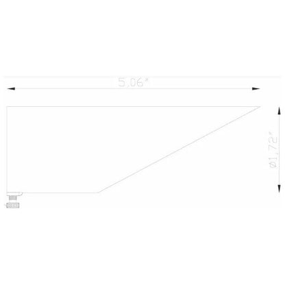 Lumien Micro, Shroud, 37 Degree Downlight Shroud with Extra Length Only