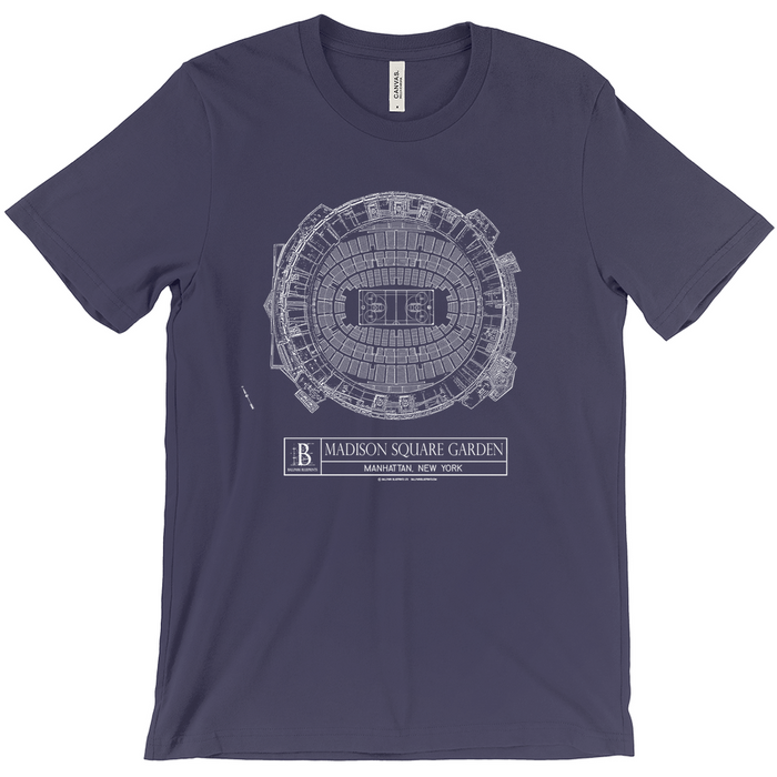 Madison Square Garden (Plan View) Unisex T-Shirt