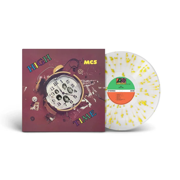 MC5 - HIGH TIME - CLEAR & YELLOW SPLATTER COLOR - VINYL LP