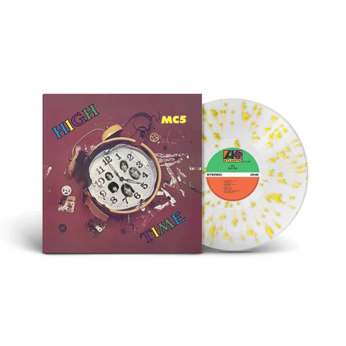 MC5 - HIGH TIME - CLEAR & YELLOW SPLATTER COLOR - VINYL LP