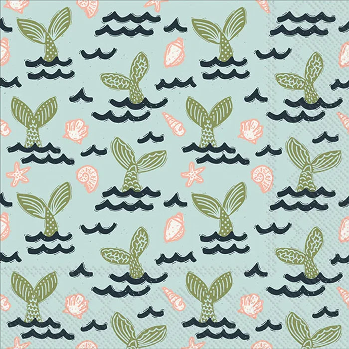 Mermaid Tails Cocktail Napkins