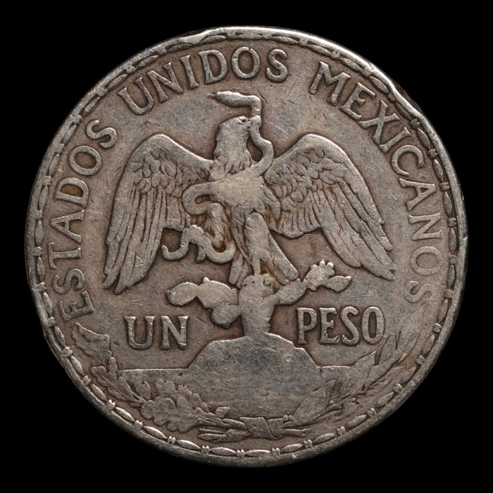 Mexico, "Caballito" 1 Silver Peso, Liberty on Horseback - 1911 - Mexico (Porfiriato Period)