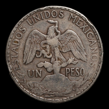 Mexico, "Caballito" 1 Silver Peso, Liberty on Horseback - 1911 - Mexico (Porfiriato Period)