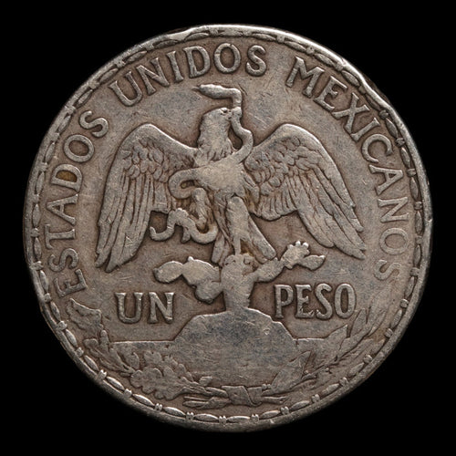 Mexico, "Caballito" 1 Silver Peso, Liberty on Horseback - 1911 - Mexico (Porfiriato Period)