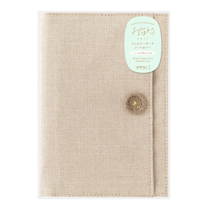 Midori Yuru Log B6 Cloth Notebook Cover