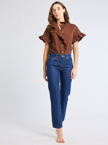 Vanessa Top in Chocolate