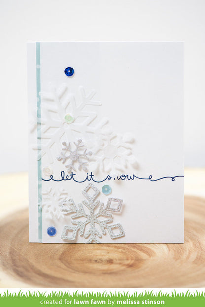 mini snowflakes