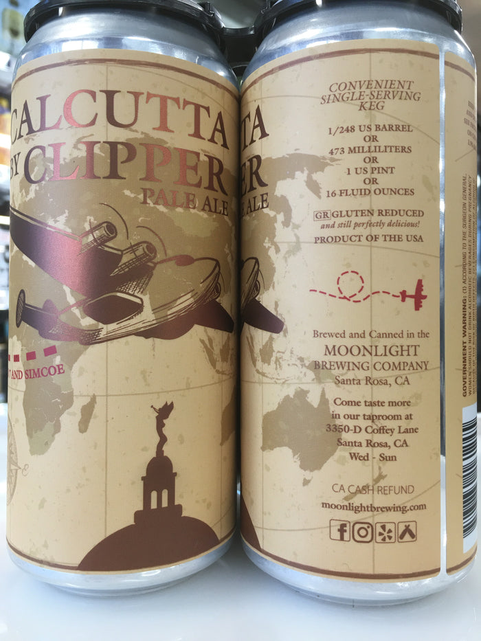 MOONLIGHT BREWING CALCUTTA BY CLIPPERS 4PK CANS
