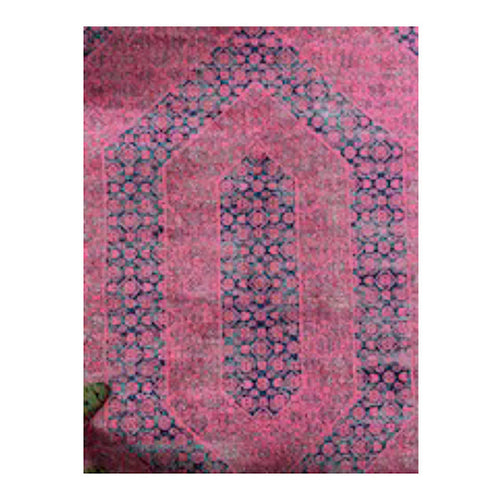 Navy and Pink Soho Rug