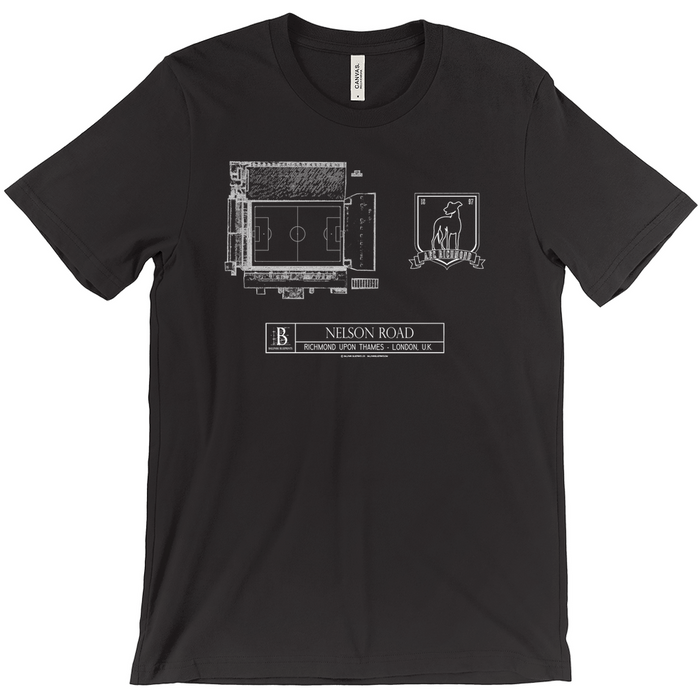 Nelson Road -AFC Richmond (Plan View) Unisex T-Shirt