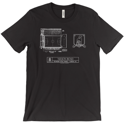 Nelson Road -AFC Richmond (Plan View) Unisex T-Shirt