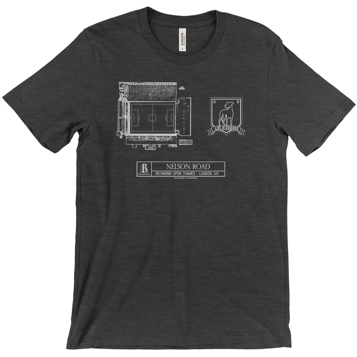 Nelson Road -AFC Richmond (Plan View) Unisex T-Shirt