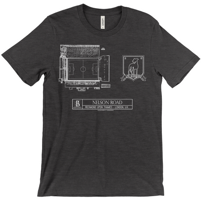 Nelson Road -AFC Richmond (Plan View) Unisex T-Shirt
