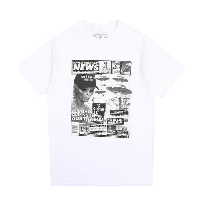 News T-Shirt - White