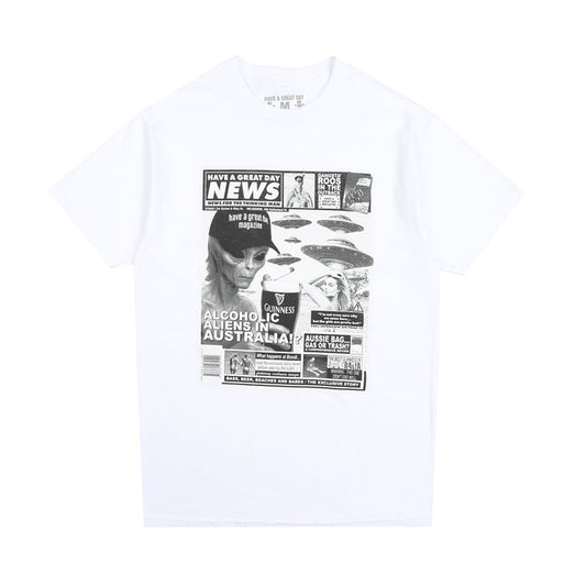 News T-Shirt - White