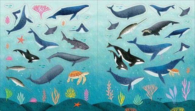 Ocean Lover's Sticker Book