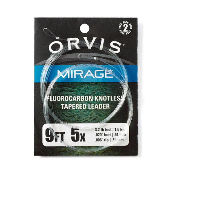 Orvis Mirage Trout/Knotless Leader 2-Pack