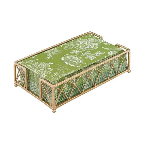 Paper Guest Towel Holder Arch Gold Leaf