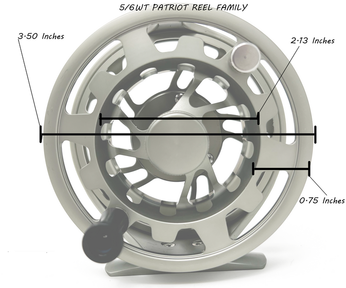 Patriot Reel Gunmetal - 5/6wt - Spare Spool