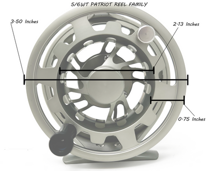Patriot Reel Gunmetal - 5/6wt - Spare Spool