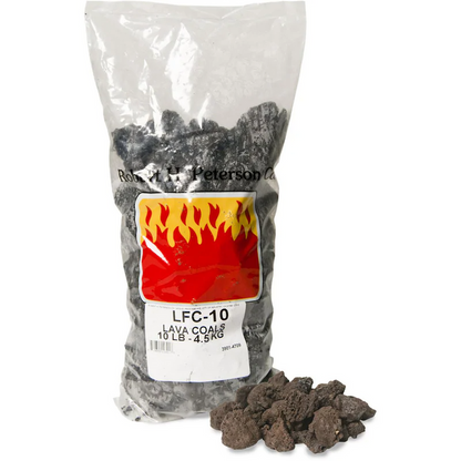 Peterson Real Fyre Lava-Fyre Coals - 10 LB. Bag