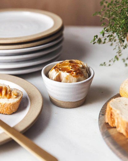 Petite Silo Stoneware Bowl — petite bowl beside a muffin; Farmhouse Pottery