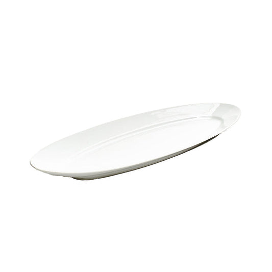 Platter - Fish Oval 23.625" x 8" White Porcelain