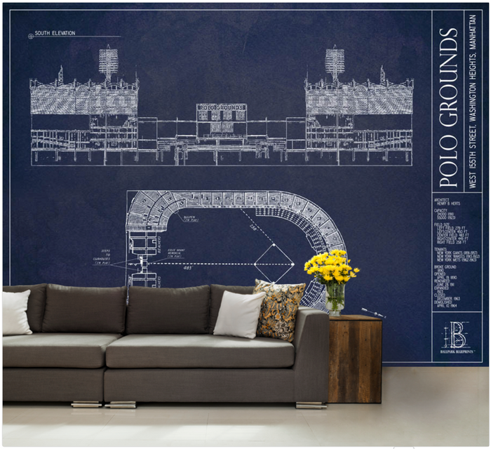 Polo Grounds Wall Mural